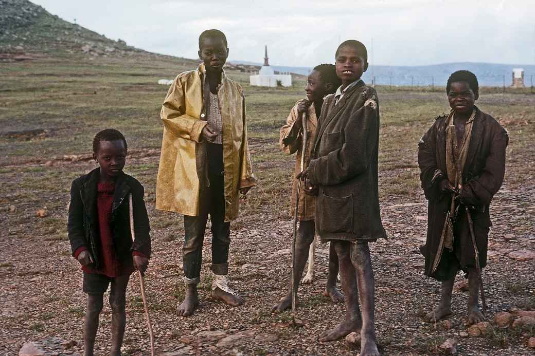 Zulu boys, Isandlwana